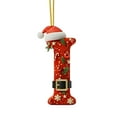 thumbnail image 3 of Christmas Tree Decorations Christmas Tree Decoration 2D Acrylic Decoration Letter Pendant with 26 Letters Christmas Hanging Decoration Diy Crafts Christmas Home Decoration Christmas Tree Ornaments, 3 of 5