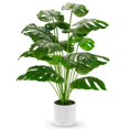 thumbnail image 1 of Plantas falsas Der Rose Artificial Monstera 28 cm para interiores, 1 of 7