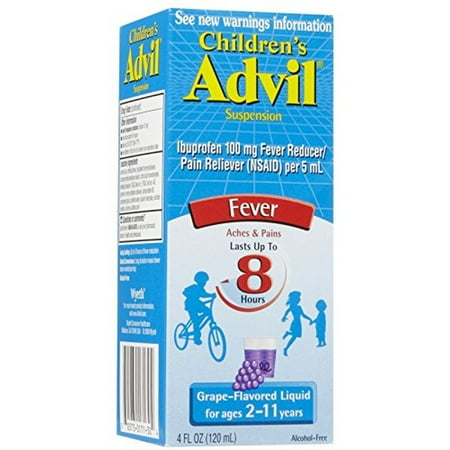 Advil Children's Suspension Liquid-Grape (Pack of 8)