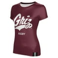 thumbnail image 2 of Women's Maroon Montana Grizzlies Rugby T-Shirt, 2 of 3