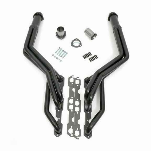 Hedman Hedders Headers, Swap, Long Tube, 1-1/2 in Primary, 2-1/2 in Collector, Steel, Natural, 2 Wheel Drive, GM Compact Fits select: 1982-2003 CHEVROLET S TRUCK, 1983-2004 CHEVROLET BLAZER