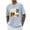 A-Light Blue, variant on Wxolcjlv Mens T-Shirts Peace Walk Monk Graphic Printed Short Sleeve Tee Shirts Comfortable Stylish Summer Tee Tops
