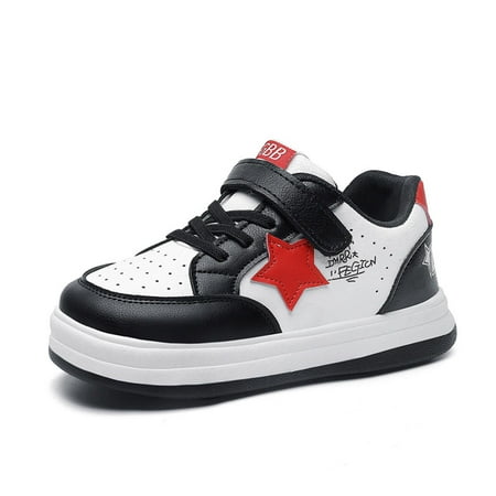 

Eashi Kids Boys Girls Breathable Sneakers Running Shoes Comfort Sneakers Toddler/Little Kid/Big Kid Red Size 1.5