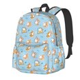thumbnail image 1 of Disketp Corgi Dog 1 Mochila Escolar de Gran Capacidad y Peso Ligero, Mochila de Viaje Ideal para Escuela, Trabajo y Uso Diario, Cómoda y con Estilo, 1 of 8