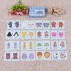 thumbnail image 5 of Vehículo/Animal/Frutas/Productos Vivos Formación de Aprendizaje Tarjetas de Memoria Bebé Early Educational Anti-Tear Matching Puzzle Tarjetas Cognitivas con Caja de Almacenamiento de Hierro(Animales) EOTVIA NO, 5 of 6