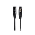 thumbnail image 2 of Cable de micr&oacute;fono XLR monopricante de 10 pies-Audio anal&oacute;gico XLR-M a XLR-F 24AWG Negro SimplyASP Tech No, 2 of 3