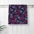 thumbnail image 5 of Wukai Purple Butterfly Lightweight, Quick-Drying Microfiber Towels - Soft and Absorbent for Fitness, Sports, Yoga, Travel, Gym - 2 Pack, Dark Grey, 5 of 8