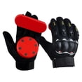 thumbnail image 1 of Guantes de skate Zulema Longboard Slide Guantes con Slider Puck Skate Ajustable Muñequera Gear Rojo, 1 of 5