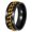 Black Gold Plated, variant on Unisex Stainless Steel Polished Outer Spinner Chain Rings Durable Bold Rotating Wedding Engagement Band Hip Hop Punk Industrial Finger Jewelry Gift Style 8 Size 8