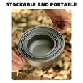 thumbnail image 3 of Pack Lightweight Stackable Bowls Portable Single Layer Dinner Fruit Bowl Food Container Suitable for Outdoor Camping, 3 of 8
