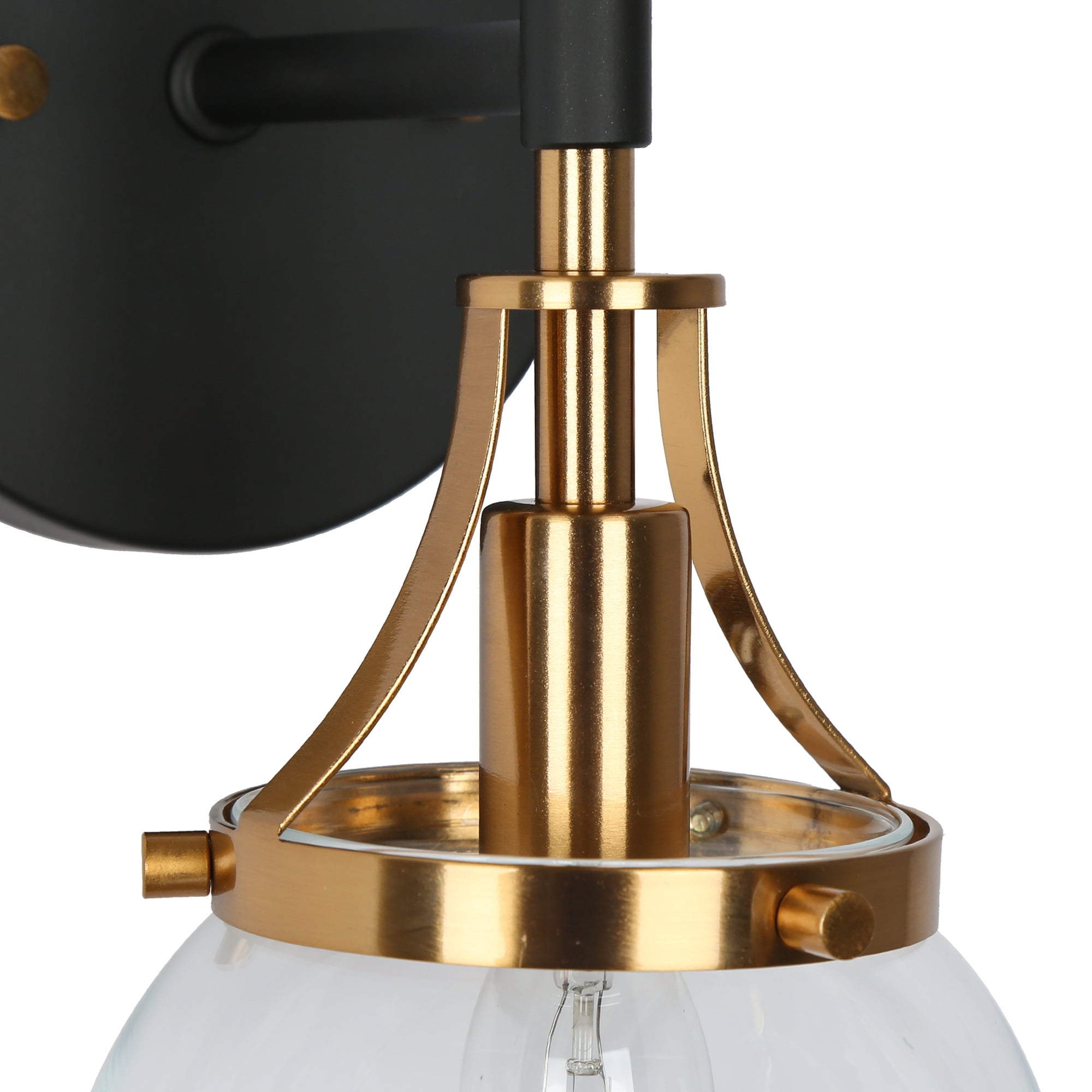 LNC Capensis 4.7-in W 1-Light Matte Black Modern/Contemporary LED Wall Sconce