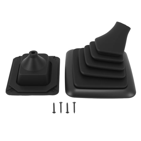 Manual Transmission Shift Lever Boot for Ford Bronco F-150 1990-1996, for Ford F-250 F-350 1990-1997, Car Rubber Gear Shift Boot 5TZ7277BA/F5TZ-7277-BA, with Mounting Bracket