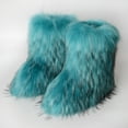 thumbnail image 5 of Women's Boot Furry Short Boot Mid Calf Boots Warm Comfortable Outdoor Flat Shoes, 5 of 7