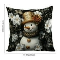 thumbnail image 3 of PEIBang Christmas Pillow Covers 18x18 Inch,Christmas Throw Pillowcases Winter Holiday Decor,Decorative Cushion Cases for Sofa Couch Bedroom, 3 of 6