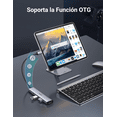 thumbnail image 3 of HUB USB-C 4 en 1 UGREEN CM473 USB-A 3.0 5Gbps + 1 soporte USB C, 3 of 7