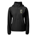 thumbnail image 2 of Women's-Cutter & Buck  Black Columbus Crew Charter Eco Recycled Full-Zip Anorak Jacket, 2 of 3