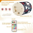 thumbnail image 4 of Red White Blue Stars Flameless Candles with Remote Timer LED Battery Operated Flickering Candle Light for Festival Wedding Home Party, 4 of 7