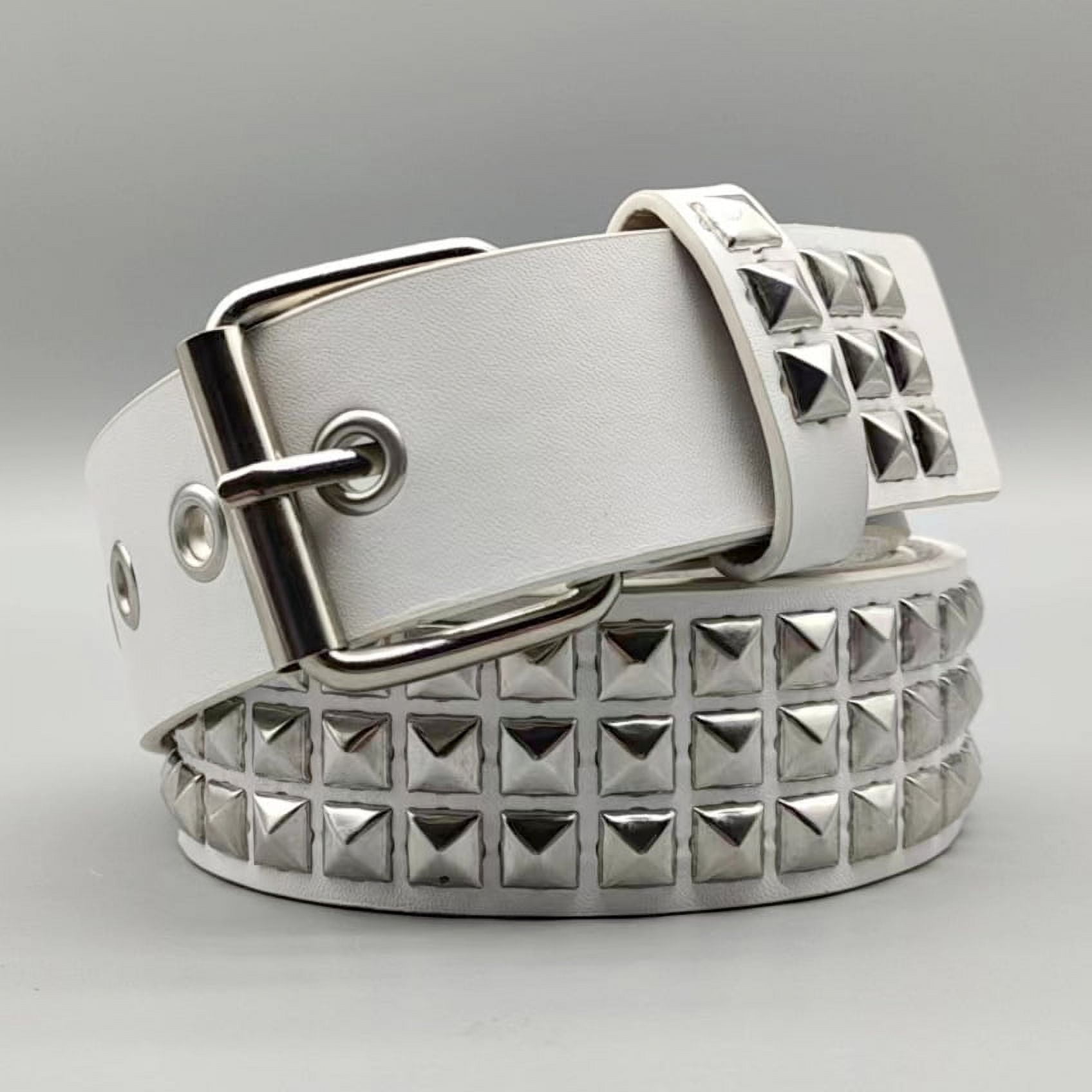 Rivet Belt Women Heavy Metal Belt Men and Women Y2K Belt Punk Rock