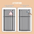 thumbnail image 6 of XJD 63" Extra Tall Pet Cat Gate with 30" to 37.8" Wide Pressure Mounted Walk Through Swing Auto Close Safety White Metal Kids Dog Pet Puppy Cat for Indoor Stairs,Doorways, Kitchen (37.8 Inch-Black), 6 of 13