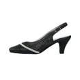 thumbnail image 3 of FLORAL Candice Women Extra Wide Width Pointed Toe with Crystal Strip Upper Slingback, 3 of 6