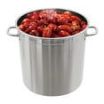thumbnail image 4 of 201 Stainless Steel Stock Pot, 55Qt Crawfish Seafood Boil Pot with Draining Basket & Lid for Crab Lobster Shrimp Boiling, 4 of 15