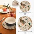 thumbnail image 2 of Ducks Leaves Trivet Mats Set Cotton Woven Non-Slip Pot Holders Heat Resistant for Hot Pots Pans Dishes Pats, 2 of 6