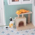 thumbnail image 3 of Mini House Cat Tower Creative Small Mini Cat Climbing Frame Dolly House Decor Cat Tree for Household Kindergarten Children, 3 of 6