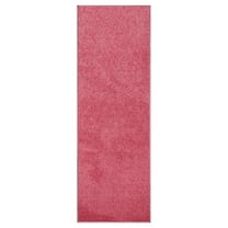 Furnish My Place Pink 2' x 16' Solid Color Rug Runner, Made In Usa, Living Room, Indoor