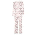 thumbnail image 6 of Tnhcen Women's Christmas Pajamas 2-Piece Set Long Sleeve Pocket Design Festive Print Holiday Sleepwear Soft Stretchy Plus Size for women S-3XL, 6 of 8