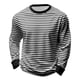 thumbnail image 1 of Camisa de Manga Larga de Ajuste Seco de los Hombres Impresión de Moda Blusa de Suéter de Cuello Redondo para las Mujeres con Costillas de Manga Larga, 1 of 6