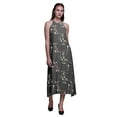 thumbnail image 1 of Bimba Oiseau Causal Long Dos Nu Licol Robe de Plage Imprimé Femmes-X-Large, 1 of 6