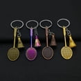 thumbnail image 2 of Porte-clés en Alliage avec Design Charmant de Raquette de Badminton pour Style Personnalisé, 2 of 4