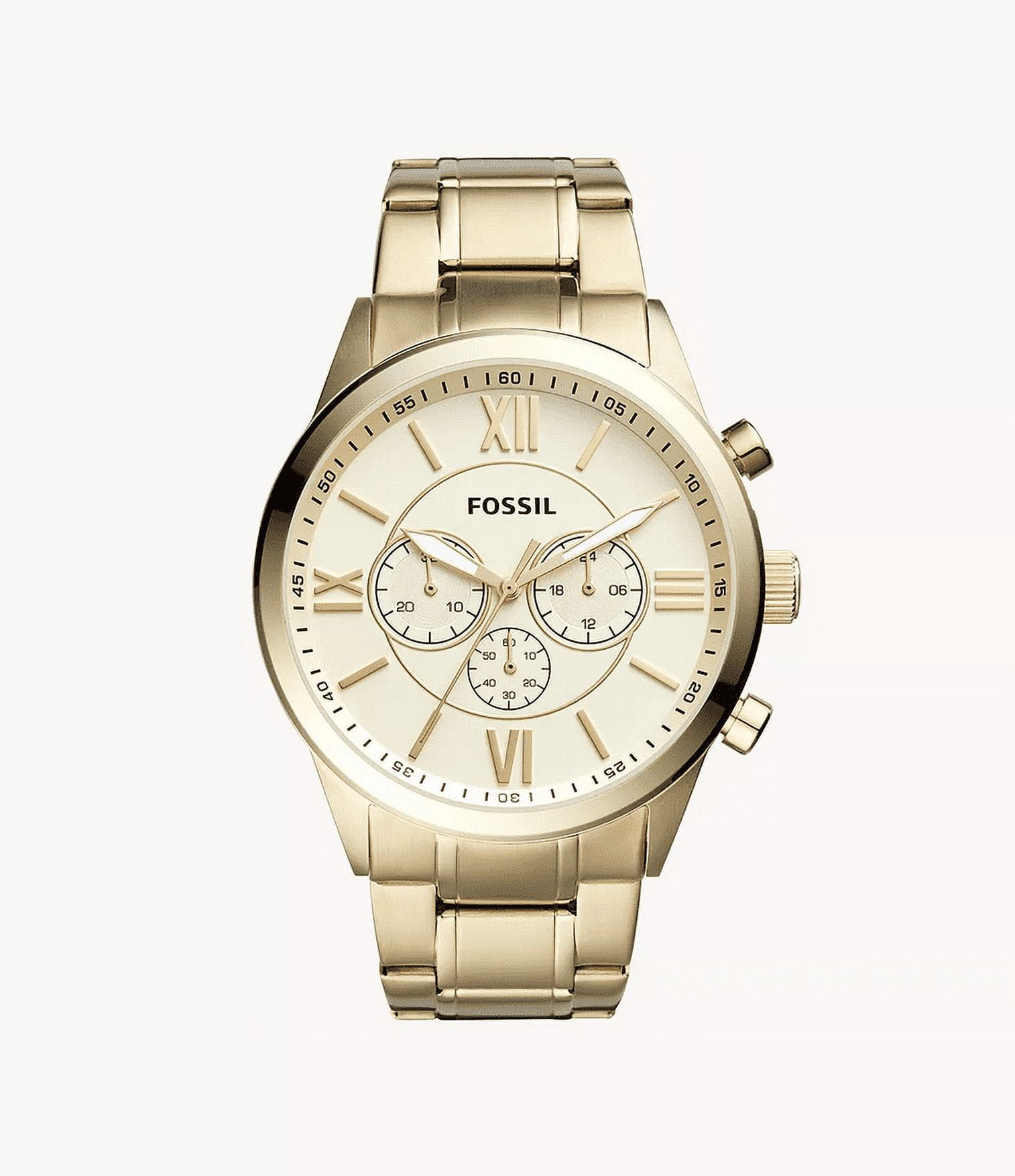 Fossil Outlet Women's Modern Courier Chronograph, Gold-Tone Stainless Steel  Watch, BQ3378