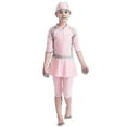 thumbnail image 1 of Traje de baño musulmán Yuxing para niñas y niños burkini modesto 11-12 años rosa, 1 of 5