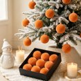 thumbnail image 4 of JJV 9 Pcs Velvet Christmas Ball Ornaments, 3.15 Inch Flocked Shatterproof Xmas Tree Decor, Solid Color Christmas Balls Hanging Ornaments, 4 of 8