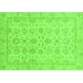 thumbnail image 1 of Ahgly Company Indoor Rectangle Oriental Green Traditional Area Rugs, 2' x 5', 1 of 4