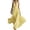 Yellow, variant on Womens Halter Sleeveless Casual Long Dress, Summer Pleated Waist Maxi Sundress, Elegant Flowy Swing Beach Dress for Party