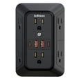 thumbnail image 1 of JcBlaon Protector contra sobretensiones extensor de salida – Divisor de 6 salidas con 4 puertos USB (2 USB C), cargador de pared expansor de enchufe múltiple, adaptador de pared de enchufe múltiple de, 1 of 5