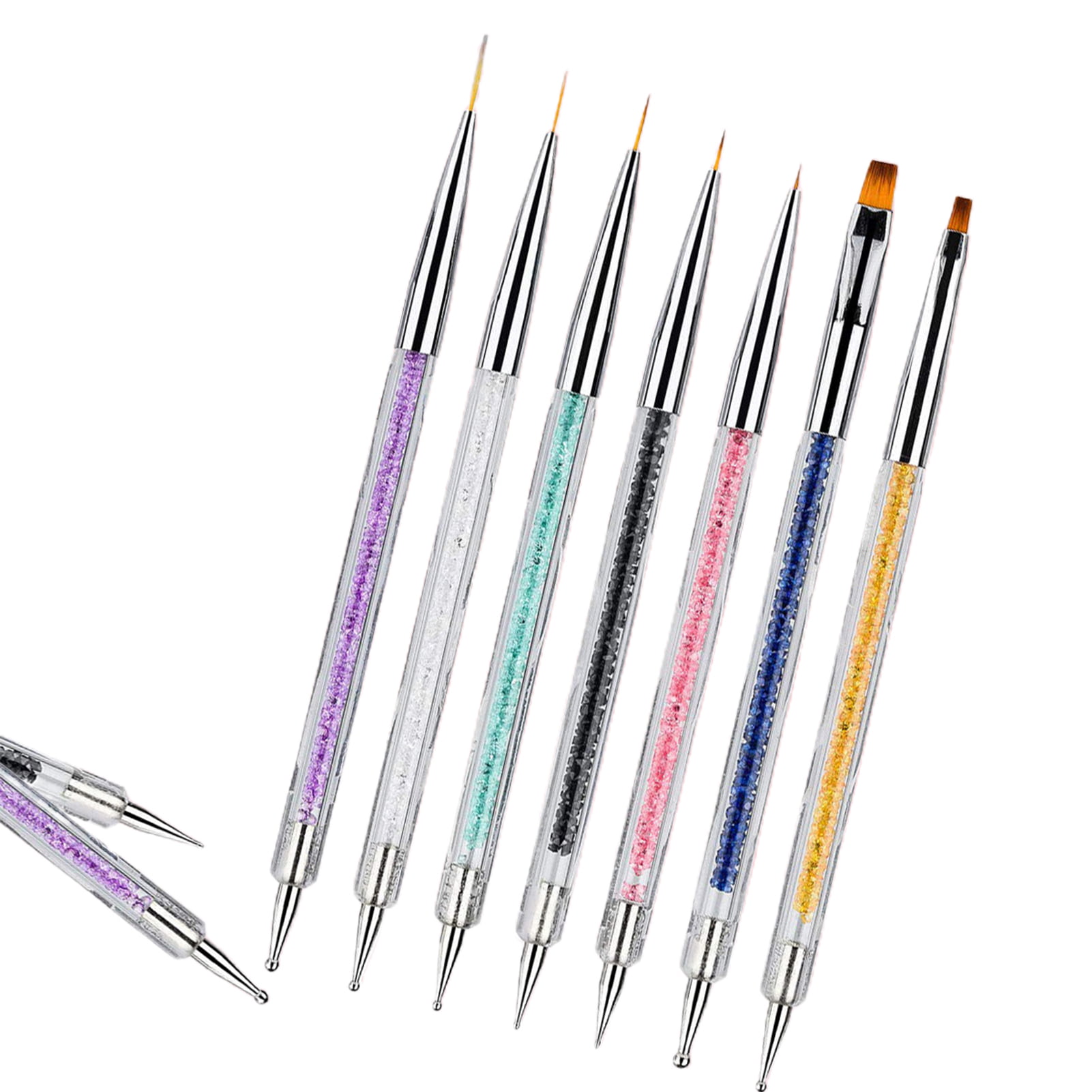 15pcs Nail Designs Brush Set Including Point Drill Drawing Pens Nail ...