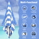 thumbnail image 5 of Toalla de playa HENBAY de microfibra de gran tamaño 90x180 cm azul, 5 of 6