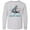 AC-Heather Grey, variant on Inktastic Hilton Head Sheepshead Fish Long Sleeve Youth T-Shirt