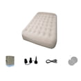 thumbnail image 1 of Abbraccia Colchón inflable plegable con almohada integrada, cama de aire gruesa para camping y hogar, 1 of 6