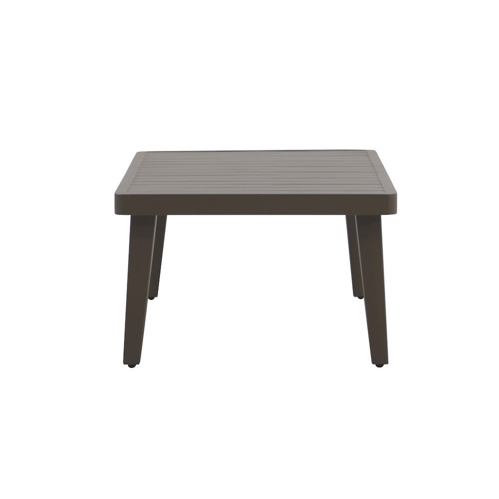 New Classic Furniture Genova 2-Piece Metal & Wicker Patio Set in Brown/Gray
