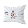 thumbnail image 2 of Happy 4th of July Patriotic Shih Tzu Marching Band Uniform Balloons Fireworks Pillow Cushion Double Sided Lion Dog Lover Gifts Throw Pillow - 13009, 2 of 4