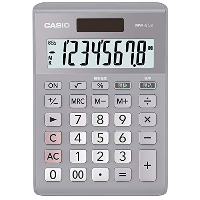 Casio Standard Calculator Green Purchasing Law Compliant Mini Just Type 8 Digits MW-8GB
