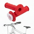 thumbnail image 4 of 2x empuñaduras de mano para motocicleta, empuñaduras de manillar, universales Rojo, 4 of 6