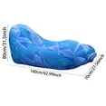 thumbnail image 3 of BotaniNest Recliner Outdoor Beach Fast Folding Camping Sleeping Inflatable Sofa Proof Air Cushion Portable, 3 of 6