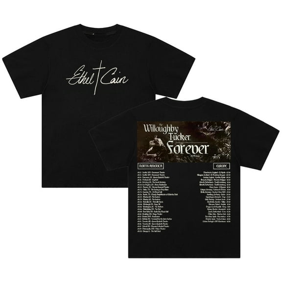 Ethel Cain The Willoughby Tucker Forever Tour T-shirt Crewneck Short Sleeve Streetwear Women Men Cotton Tee