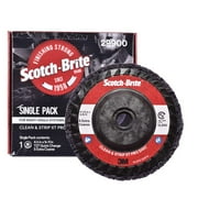 Scotch-Brite Clean and Strip XT Pro Disc - Rust and Paint Stripping Disc - 4.5 diam. x 5/8-11 Quick Change Thread - Extra Coarse Silicon Carbide - Pack of 1