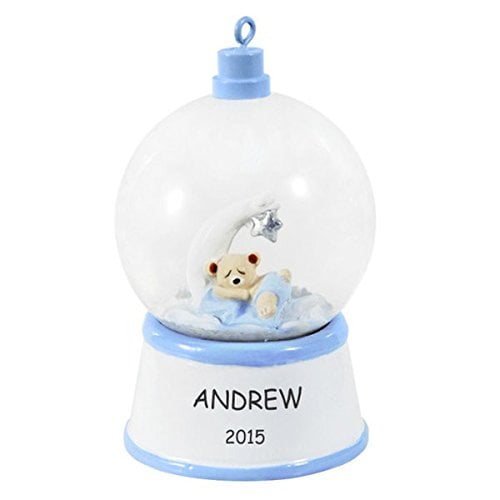 personalized snow globe for baby